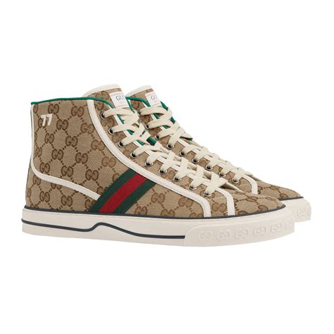 gucci high tops sneakers mens|men's gucci 1977 sneaker.